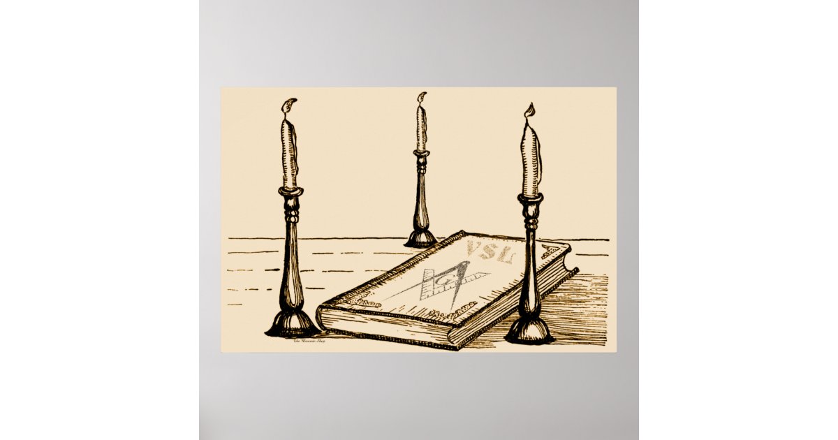 3 lesser lights poster Zazzle