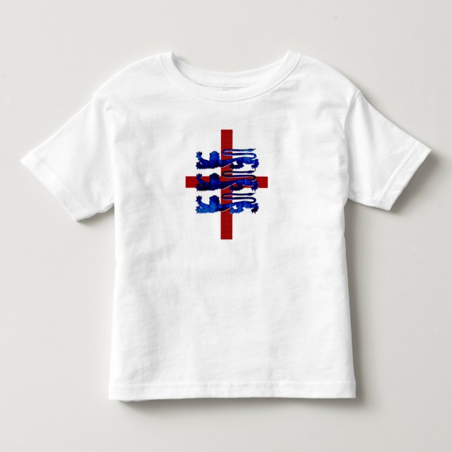 3 lions England St George's flag gifts Toddler T-shirt (Front)