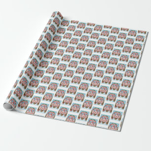 3 Little Christmas Pigs Merry Christmas Wrapping Paper