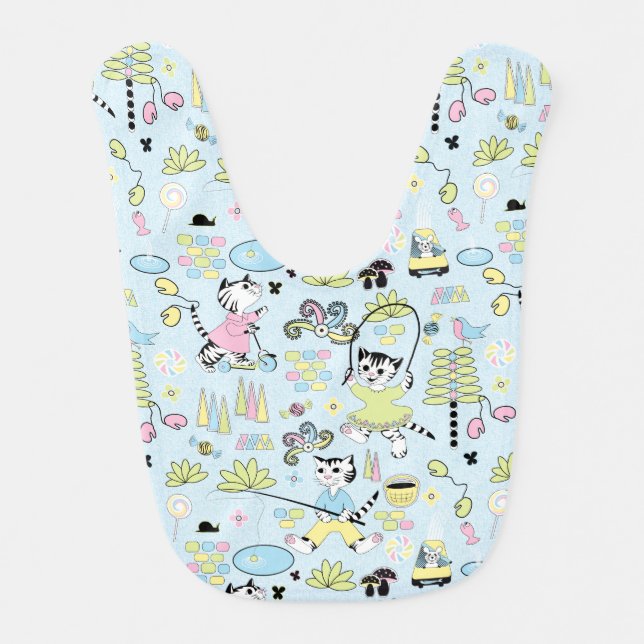 3 Little Kittens Baby Bib (Front)