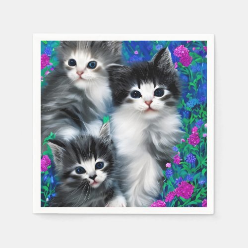 3 Little Kittens Napkins