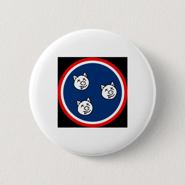 3 Little Tn Pigs Funny Bbq  Button (Front)