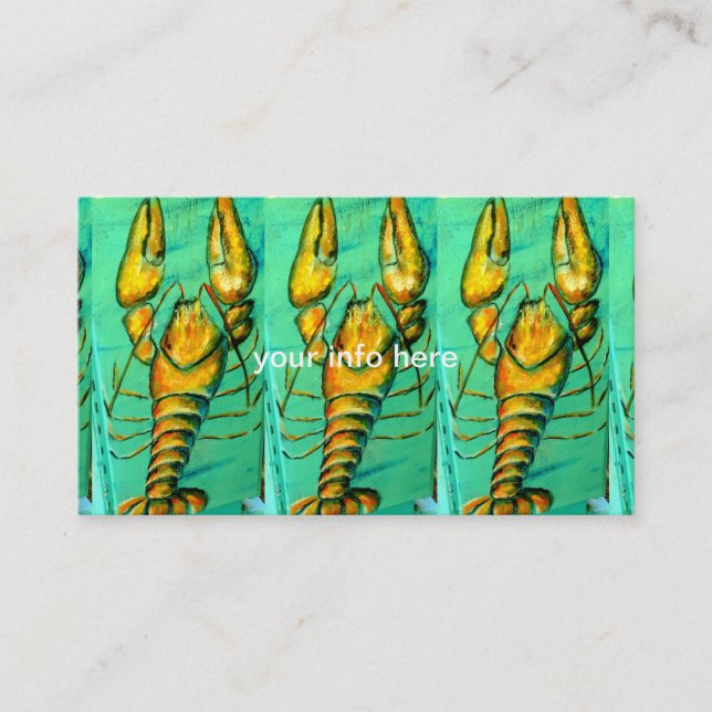 3 lobsters business card (Front)