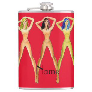 3 long-legged Ladies Standing Thunder_Cove   Flask