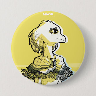 3" MAOR Button - 'Bold' Series: Sanariya