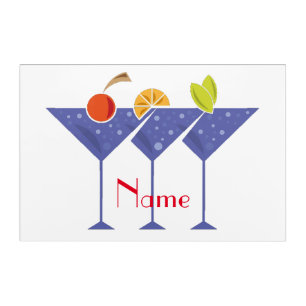 3 Martini Cocktails Thunder_Cove Acrylic Print