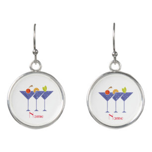3 Martini Cocktails Thunder_Cove Earrings
