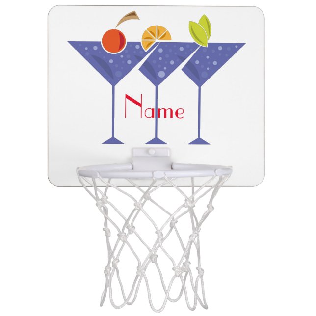 3 Martini Cocktails Thunder_Cove Mini Basketball Hoop (Front)