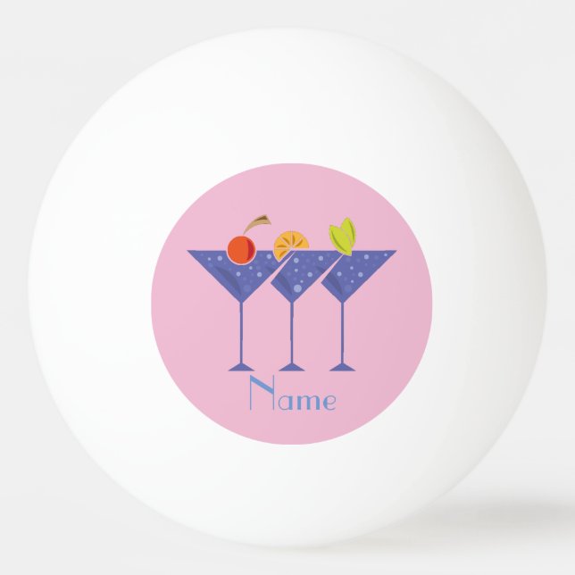 3 Martini Cocktails Thunder_Cove  Ping Pong Ball (Front)