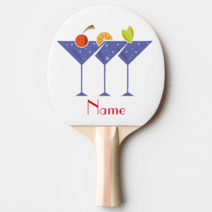 3 Martini Cocktails Thunder_Cove Ping Pong Paddle