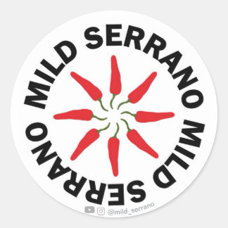 3" Mild Serrano Stickers
