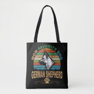 3 Mom Favorite Dog German Shepherd Tote Bag