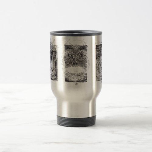 3 Monkeys for Chinese New Year Zodiac Travel Mug