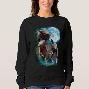 3 Moon Armadillo Anteater Animal Sweatshirt
