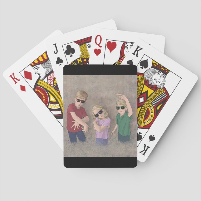 3 Munchkins  Poker Cards (Back)