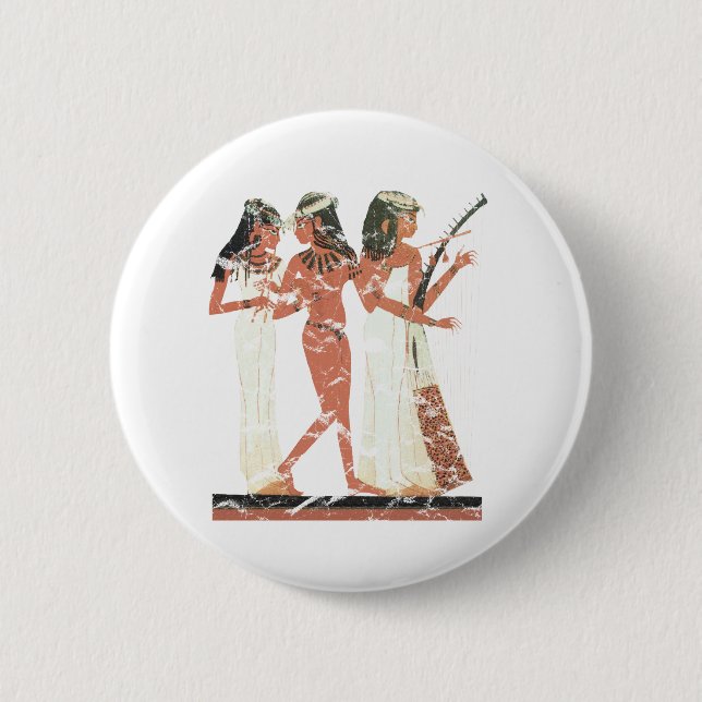 3 musicians pinback button (Front)