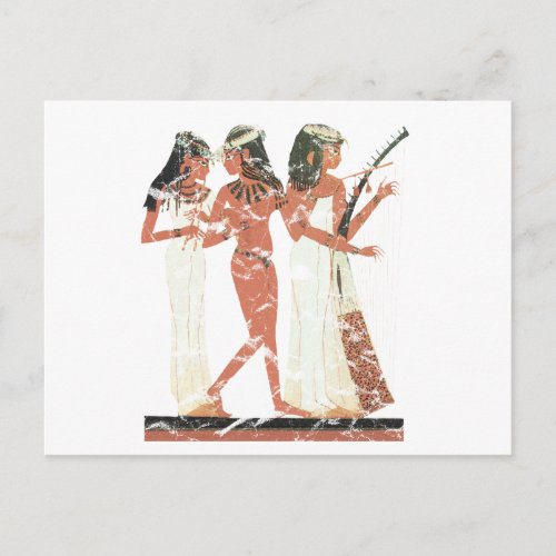 3 musicians postcard