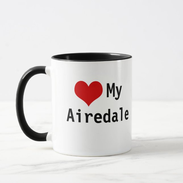 <3 My Airedale Mug (Left)