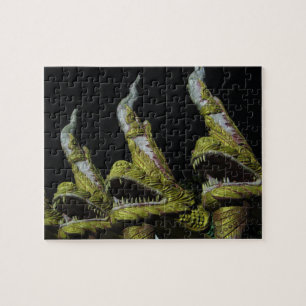 3 Nagas at Night Jigsaw Puzzle