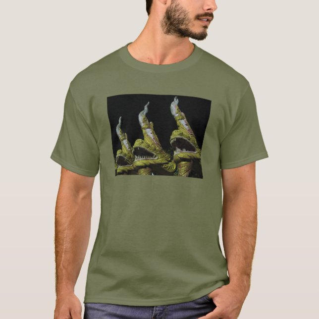 3 Nagas at Night T-Shirt (Front)