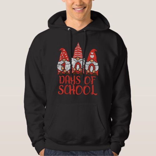 3 Nordic Gnomes 100 Days Of School 100th Day Teach Hoodie