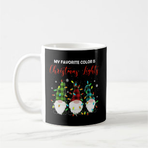 3 Nordic Gnomes Swedish Lights Nisse Tomte Coffee Mug