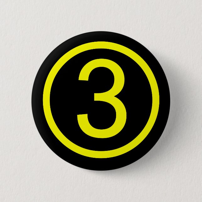 3 - number three button (Front)