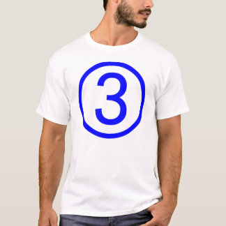 3, number three T-Shirt