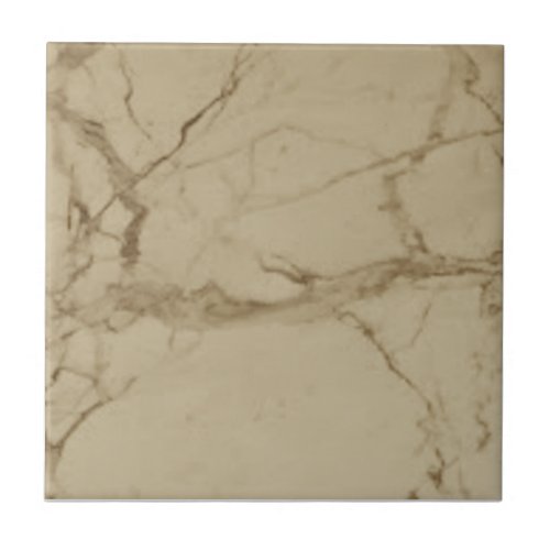 3 of 3 Sepia Faux Marble 45  6 Wall Backsplash Ceramic Tile