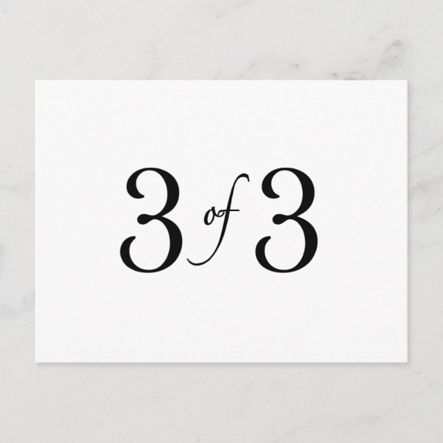 3 of 3 (youngest child) postcard (Front)