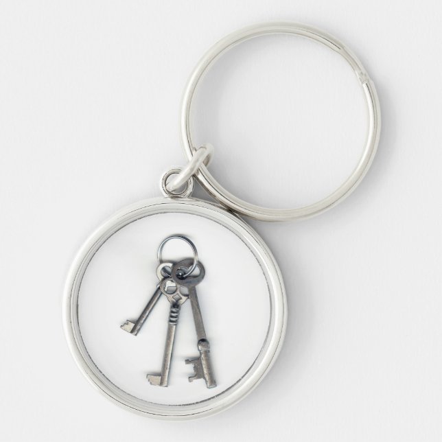 3 Old Keys Keychain (Front)