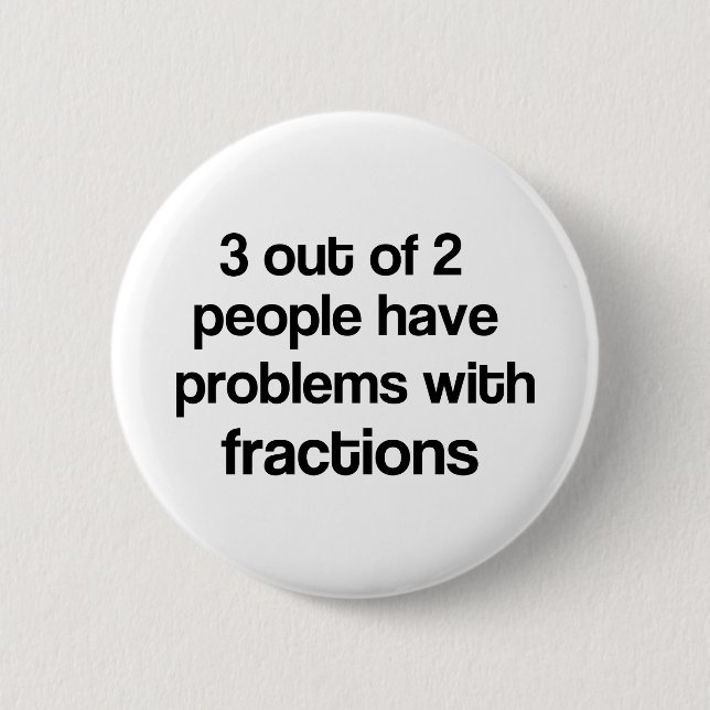 3 out 2 people fraction button (Front)