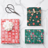 Let Your Heart Be Light Black Christmas Wrapping Paper Sheets