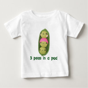 3 Peas in a Pod Baby T-Shirt