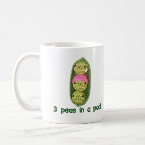 3 Peas in a Pod Coffee Mug