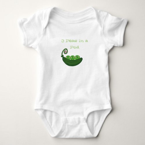 3 Peas in  Pod Baby Bodysuit
