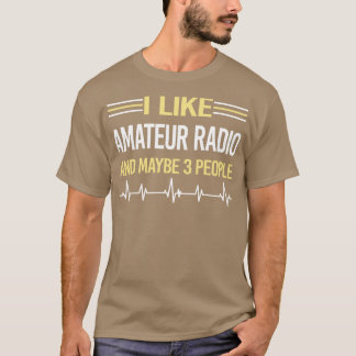 3 People Amateur Radio Ham Radio T-Shirt