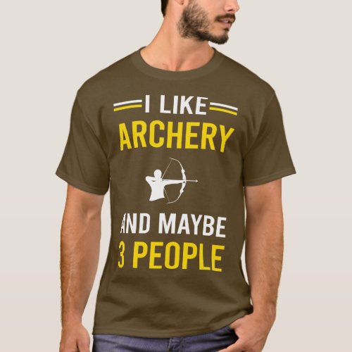3 People Archery Archer Arrow Arrows Bow T_Shirt
