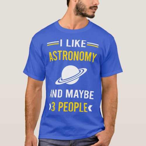 3 People Astronomy Astronomer T_Shirt