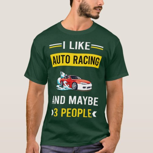 3 People Auto Racing Automotive Autosport T_Shirt