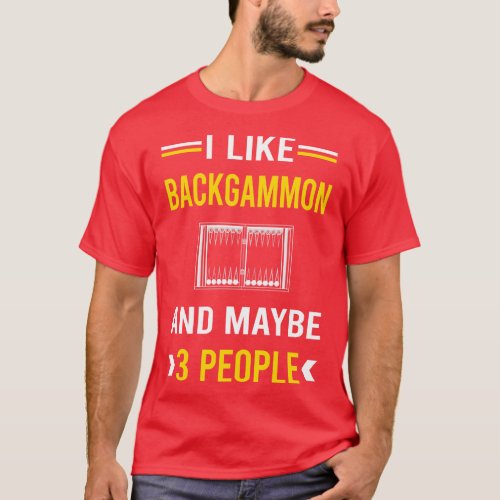 3 People Backgammon T_Shirt