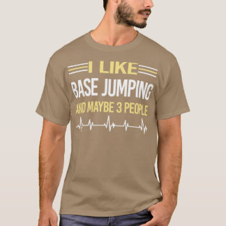 3 People Base Jumping T-Shirt