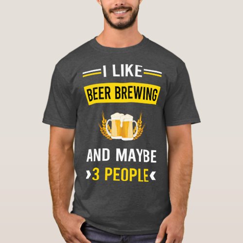 3 People Beer Brewing T_Shirt