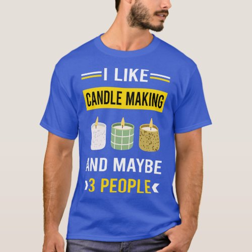 3 People Candle Making Candles T_Shirt