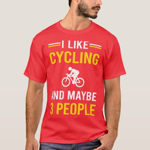 3 People Cycling Cycle Cyclist T_Shirt