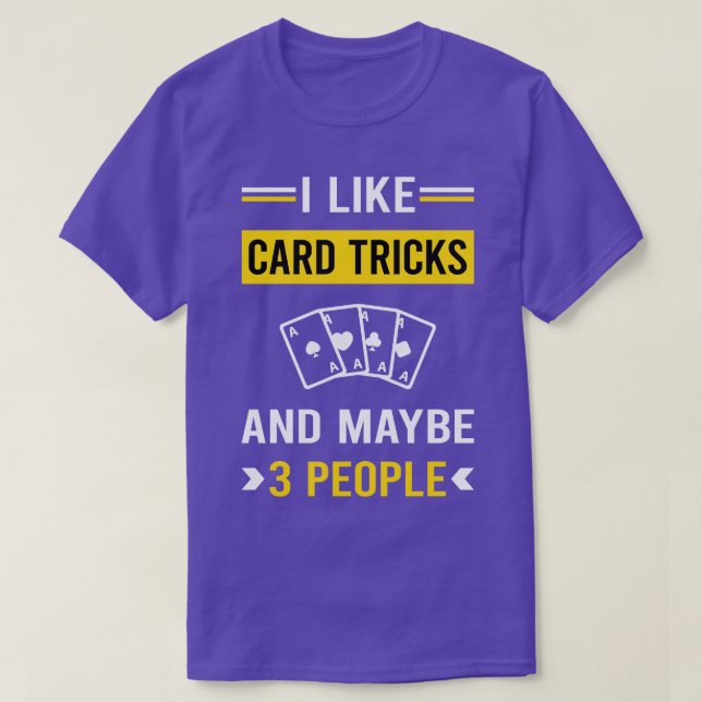 3 People d Manipulation Trick Tricks T-Shirt (Design Front)