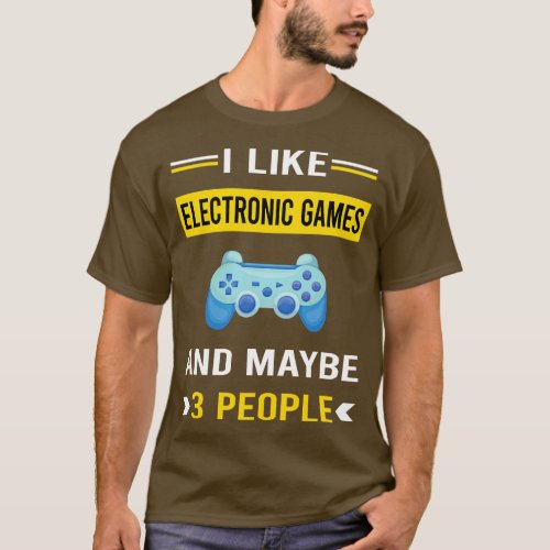 3 People Electronic Game Games T_Shirt