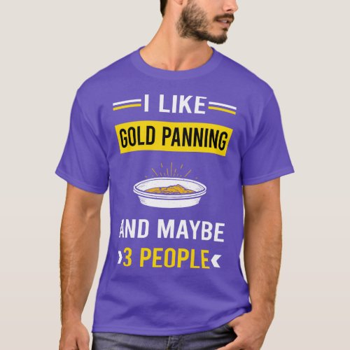 3 People Gold Panning Panner T_Shirt