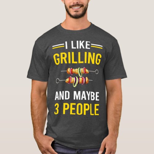 3 People Grilling T_Shirt