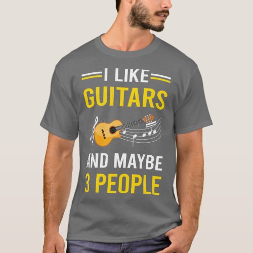 3 People Guitar Guitarist T_Shirt